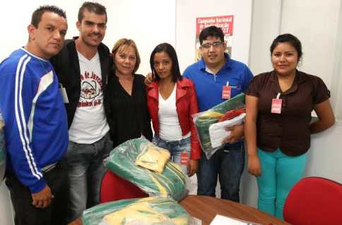 Jovem Sindicalista têxtil do Peru visita CNTV