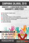 Flyer Calçadistas de Jaú - Campanha Salarial 2019