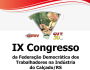 IX Congresso da Federação dos Sapateiros RS inicia nesta sexta (29)